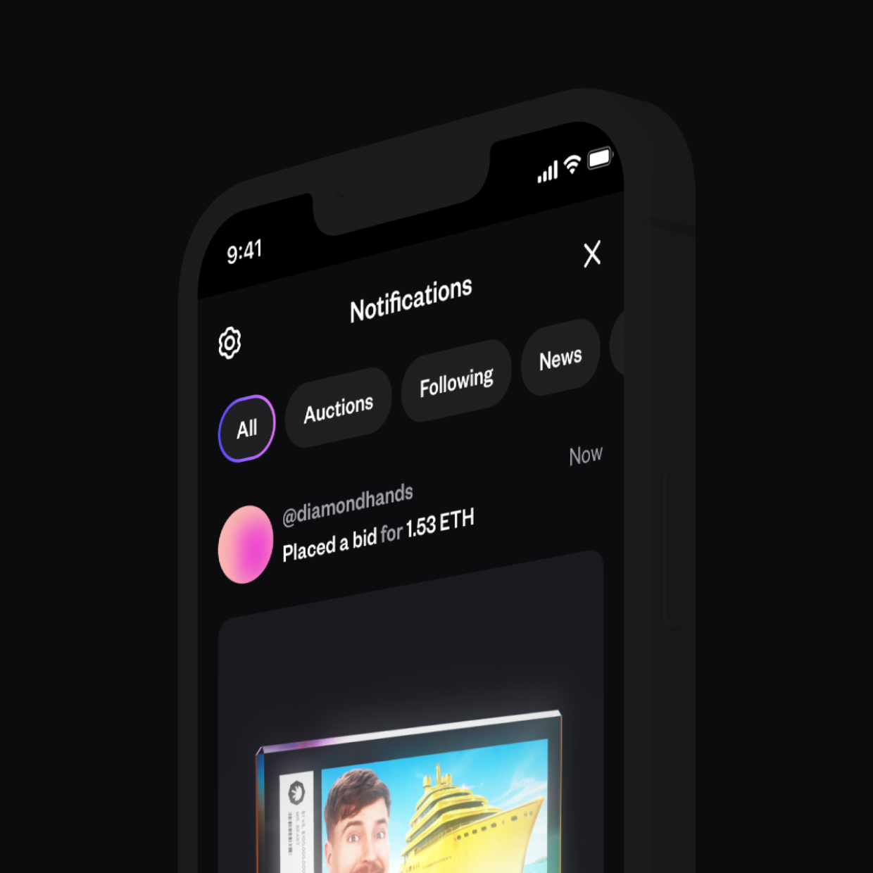 JellyX community — content and interaction feed